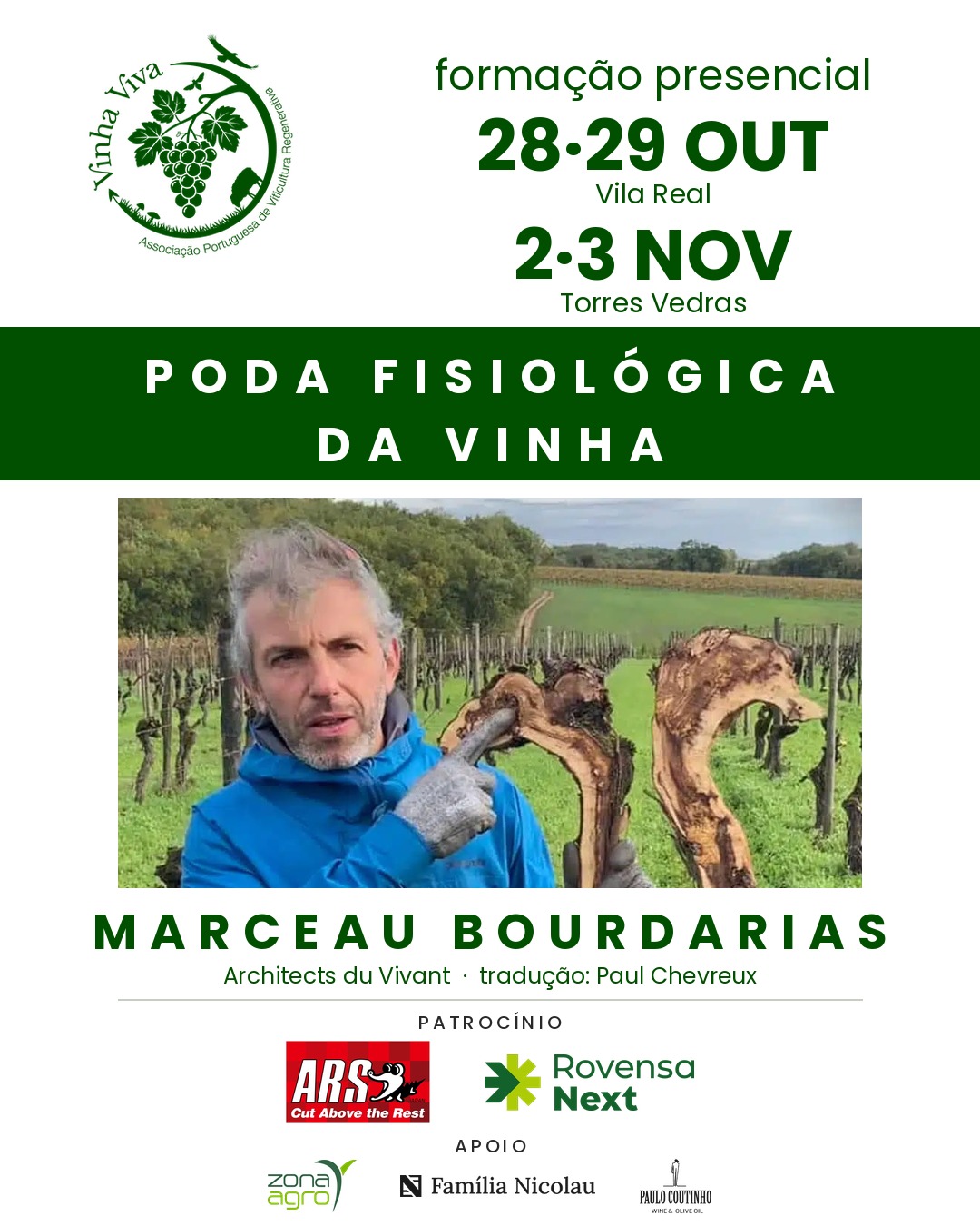 Physiological Vine Pruning course